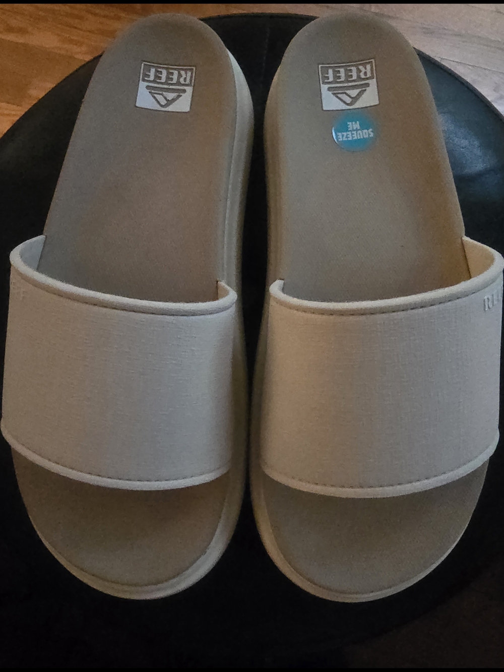 Reef Bondi Bay Cream Slide Sandals